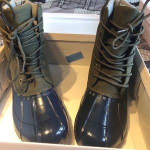 JustFab Olive Flat Boots